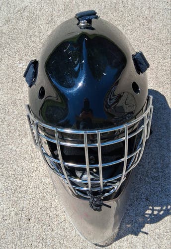 Unknown Senior Small Black hockey Goalie Mask (Used)