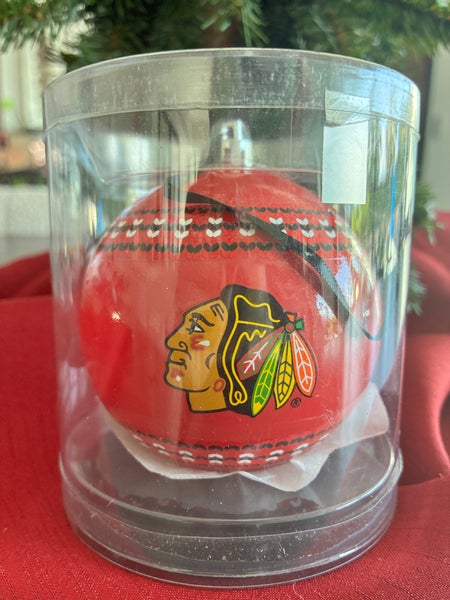 (New) Chicago Blackhawks Ball Ornament