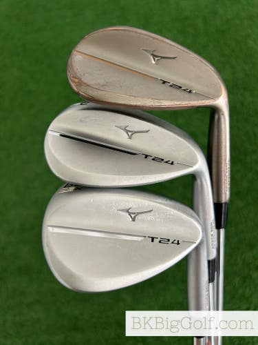 Mizuno T24 Forged 3 Wedge Set (52, 56, & 60 Degrees)