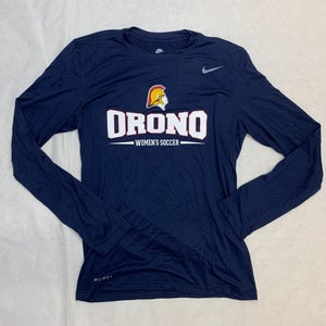 Nike Orono Women's Soccer Dri-FIT Long Sleeve Tee Shirt Men's S Navy Blue Tee