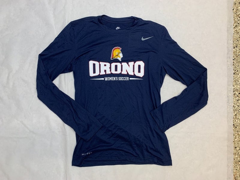 Nike Orono Women's Soccer Dri-FIT Long Sleeve Tee Shirt Men's S Navy Blue Tee