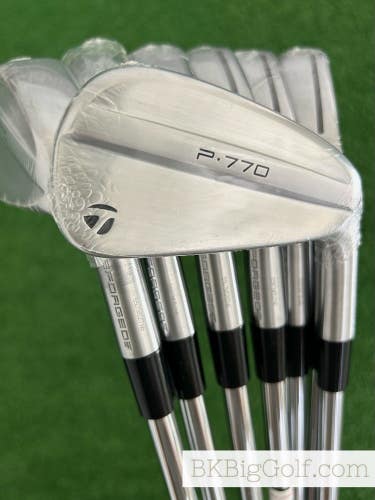 NEW Taylormade P770 25 Forged Iron Set 4-P / Dynamic Gold 115 Stiff