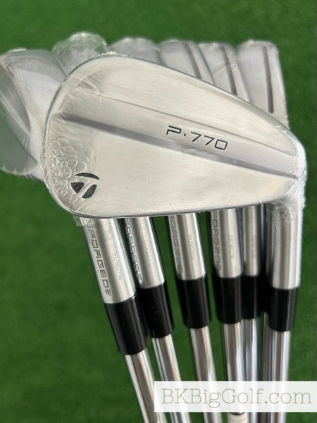 NEW Taylormade P770 25 Forged Iron Set 4-P / Dynamic Gold 115 Stiff