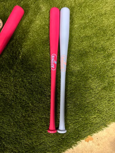 Atown Custom Birch Wood Bat Carolina Blue 28" (New)