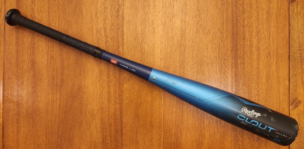 2023 Rawlings Clout Alloy USSSA Certified Bat (-10) 18 oz 28" (Used)