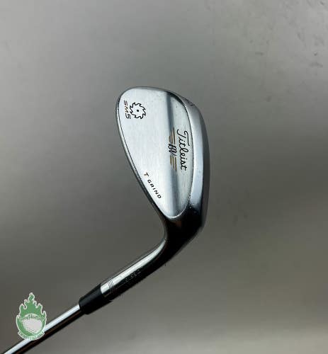 RH Titleist Vokey Design SM5 T Grind Chrome Wedge 62*-08 Wedge Flex Steel Golf