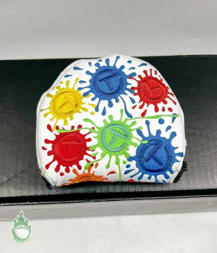 Used Rare Limited Edition Scotty Cameron Circle T Head Cover White Paintsplash