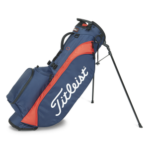 TITLEIST PLAYERS 4 STAND BAG NAVY/RED
