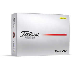 TITLEIST 2025 PRO V1X YELLOW GOLF BALL