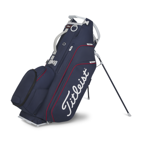 TITLEIST HYBRID 14 STAND BAG NAVY/WHITE/RED