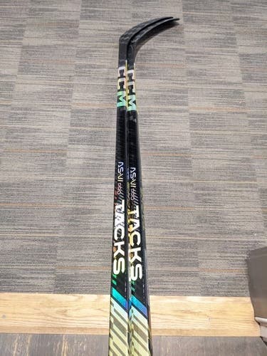 2-Pack New LH CCM Tacks AS-VI Pro (aka AS6 Pro) Hockey Sticks - 75 Flex / P90TM