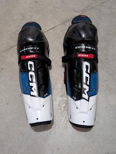Senior CCM Next 16" Shin Pads (Used)