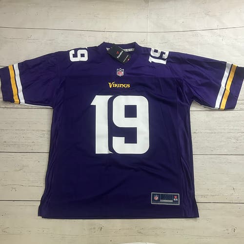 Minnesota Vikings Adam Thielen #19 NFL Pro Line Jersey Purple Men's XL