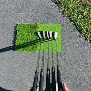 Men's Cleveland TA6 Left Hand Iron Set Regular Flex 5 Pieces Steel Shaft (Used)