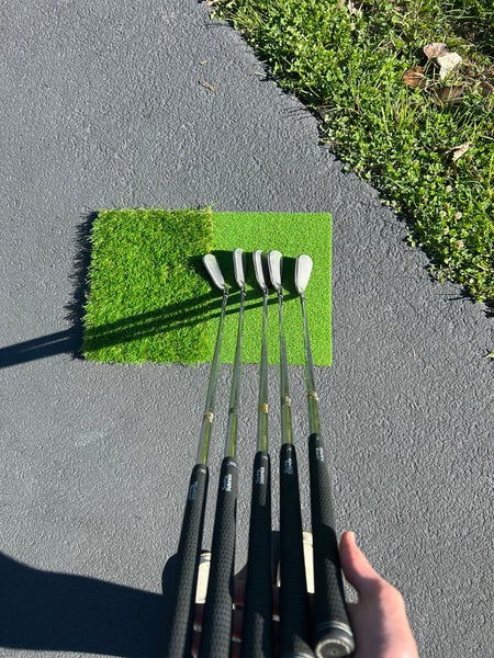 Men's Cleveland TA6 Left Hand Iron Set Regular Flex 5 Pieces Steel Shaft (Used)