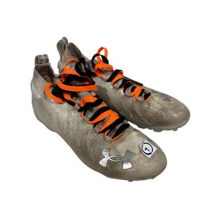 Used Under Armour Adult FB Cleats White Senior 9 11847-S000029155