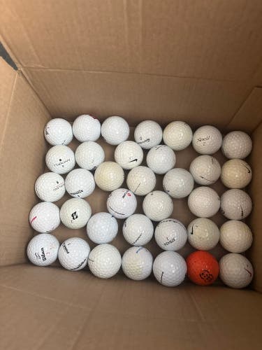 36 hand cleaned golf ball mix (3 Dozen) (Used)