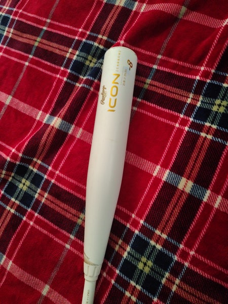 2024 Rawlings Icon Composite USSSA Certified Bat (-8) 23 oz 31" (Used)