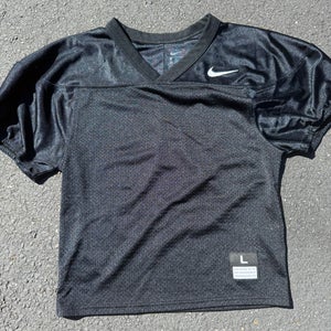 Black Large Kids Unisex Nike Jersey (Used)