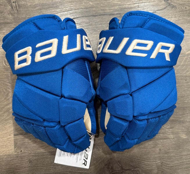 St. Louis Blues Winter Classic Bauer Hyperlite Gloves 14" Pro Stock (New)