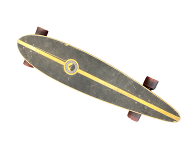 Used Yocaher PUNKED Longboard Black Long 11613-S000167197