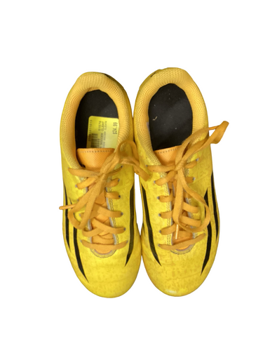Used Adidas INDOOR SOCCER CLEATS Soccer Cleats Yellow Junior 01.5 11613-S000167241