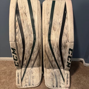 36+2" CCM Premier Pro Goalie Leg Pads Pro Stock (Used)