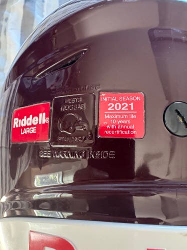 Large Adult Riddell SpeedFlex Helmet (Used)