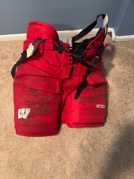 Wisconsin Senior XL CCM CCM Pro Hockey Goalie Pants Pro Stock (Used)