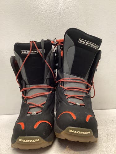 Used Salomon MALAMUTE Mens Snowboard Boots Black Senior 11.5 11443-S000197298