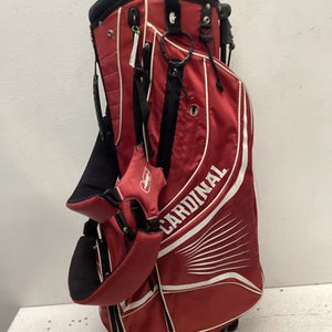 Used Wilson STANDFORD Mens Stand Bag Red 11443-S000197302