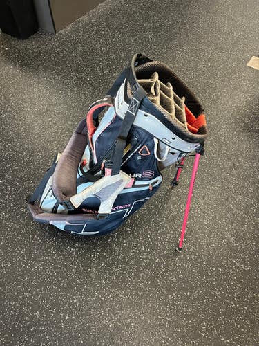 Used Sun Mtn FOUR S STAND BAG Mens Stand Bag Black 11849-S000031357