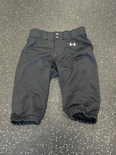 Used Under Armour SOFTBALL BB/SB Pant Girls Black SM 11849-S000031377