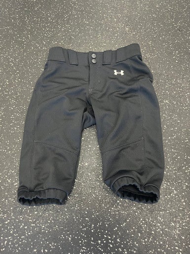 Used Under Armour SOFTBALL BB/SB Pant Girls Black SM 11849-S000031377