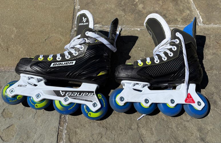 Bauer XR Inline Hockey Skates Junior Size 2.0