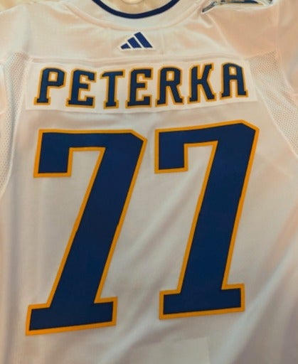 Adidas (Used) J.J. Peterka Buffalo Sabres Reverse Retro