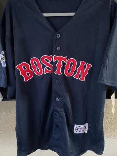 Jason Varitek 2004 Boston Red Sox World Series Jersey Men's large