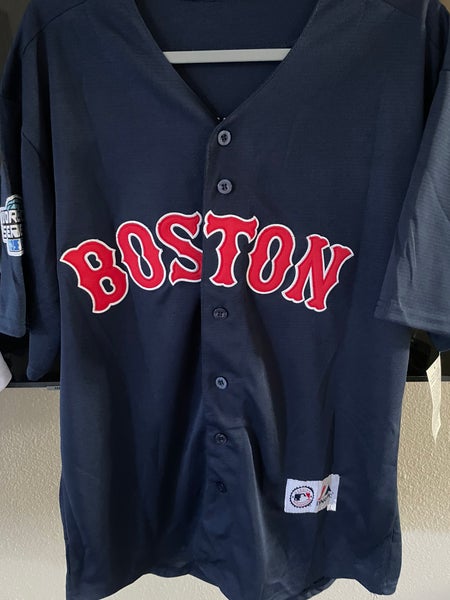 Jason Varitek 2004 Boston Red Sox World Series Jersey Men's large