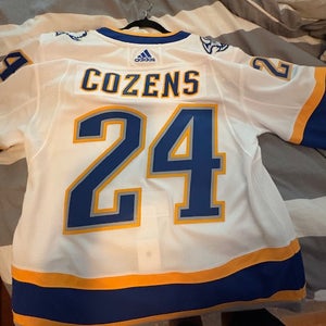 White Size 56 Adult Unisex Adidas Buffalo Sabres Dylan Cozens Jersey