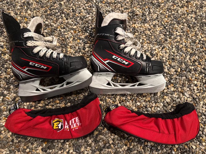 CCM JetSpeed FT340 Hockey Skates Regular Width 10 (Used)