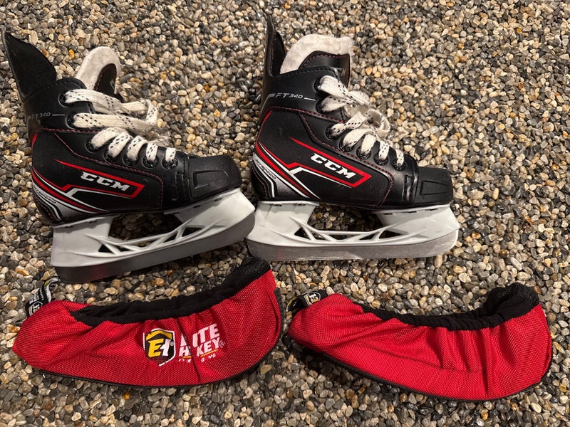 CCM JetSpeed FT340 Hockey Skates Regular Width 10 (Used)