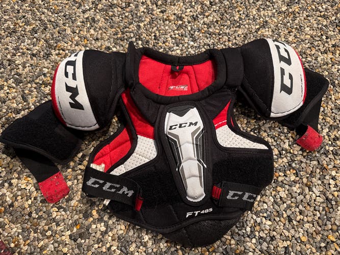 Small Junior CCM Jetspeed FT485 Shoulder Pads (Used)