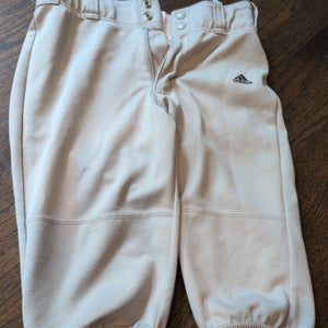 Gray Men's Medium Youth Adidas Game Pants (Used)