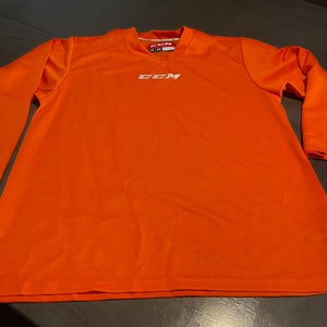 Orange Large Kids Unisex CCM Jersey (Used)