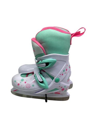 Used LAKE PLACID BLADES Child Rec Fitness Skates White Adjustable 11347-S000254790