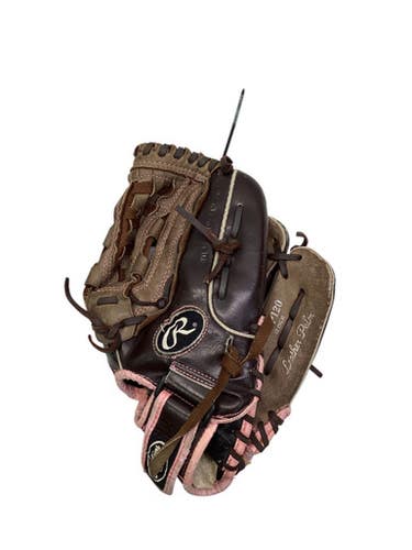 Used Rawlings FASTPITCH SOFTABLL WFP120 BB/SB Glove RH Throw Brown 12" 11347-S000254726