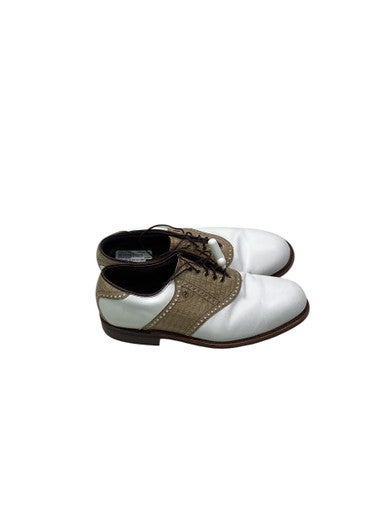 Used Foot Joy CLASSICS DRY PREMIERE Mens Golf Shoes White Senior 10 11347-S000254729