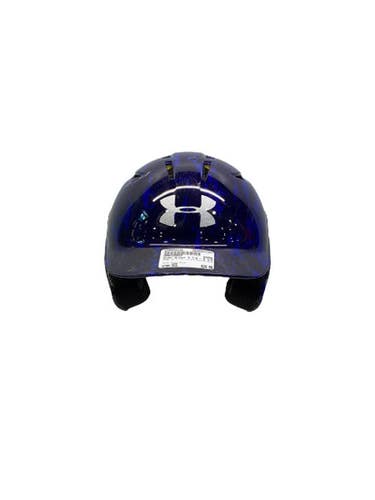 Used Under Armour 5 7/8 - 6 3/4 DIGITAL BLUE Batting Helmet No Mask Royal Blue XS/S 11347-S000254716