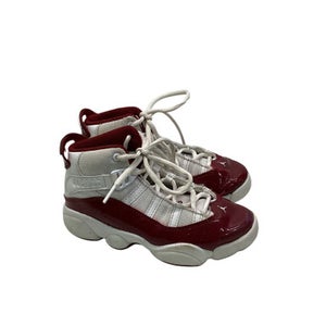 Used Jordan Basketball Shoes Y Maroon And White Youth 12.0 11347-S000254712
