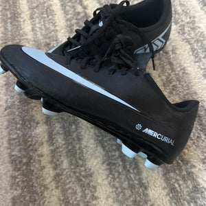 Black  M 5.0 (W 6.5) Nike Mercurial Vapor Cleats (Used)